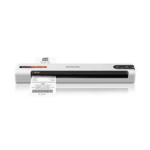 Epson RapidReceipt RR-60 Mobile Tax Receipt and Color Document Scanner with Complimentary Data Management Software for P